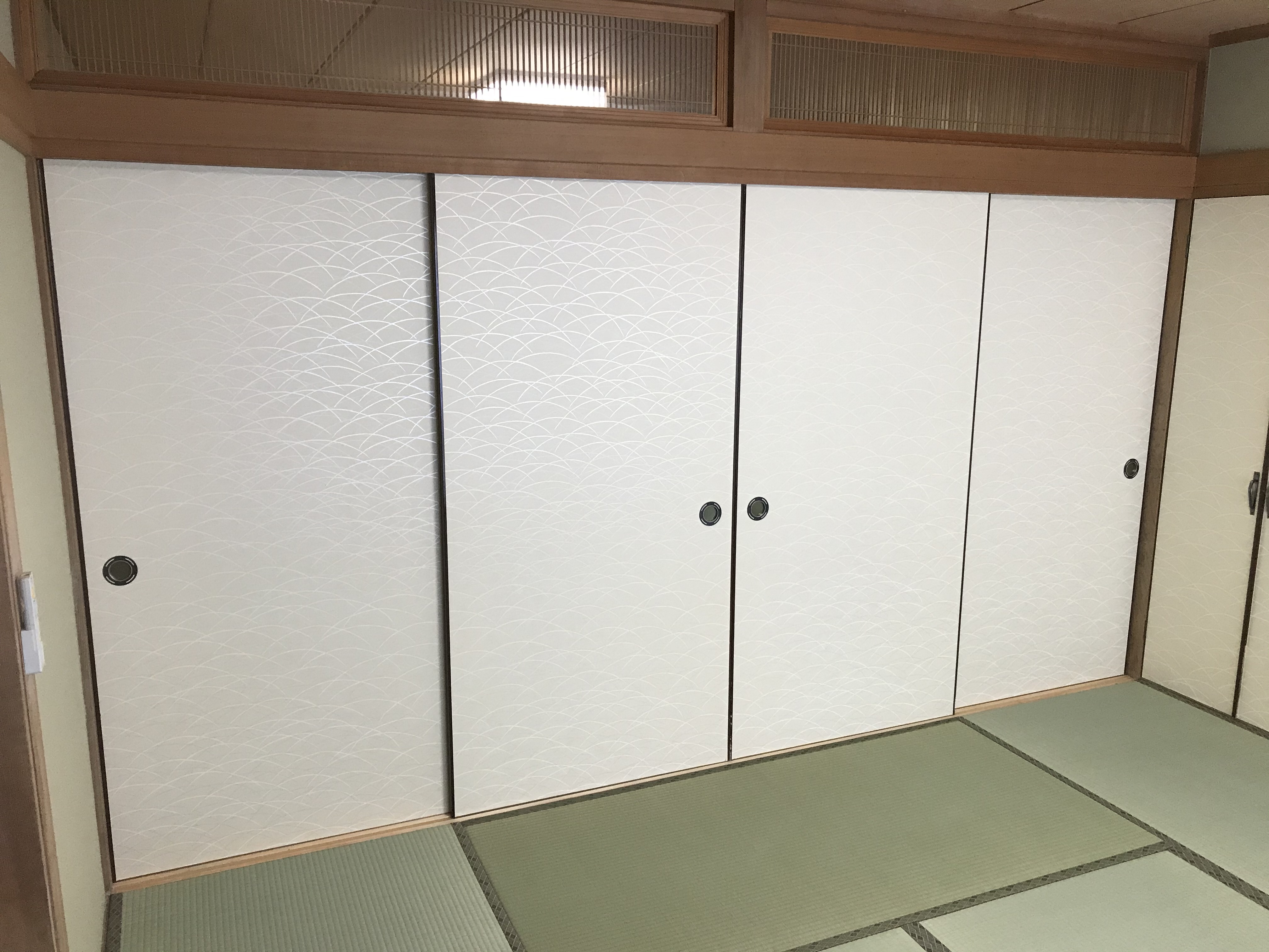 襖 施工後